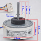 GENERIC Moteur Intérieur Pour Climatiseur WZDK13-38G-1(RD-310-13-8) 13 W Moteur De Ventilateur CC Brushless De 13 W Pour Usage Domestique