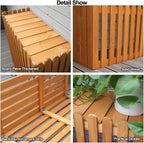  Brise-Vue Extérieur Pour Climatiseur, Grille De Protection Pour Climatiseurs Et Pompes à Chaleur, étagère De Jardin, Rangement De Plantes, Protection Environnementale, 9 Couleurs