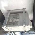  Support De Montage Pour Climatiseur – Design Peu Encombrant Pour Mini Unités AC Divisées Sans Conduit, étagère De Pompe à Chaleur Montée Sur Le Dessus, Durable Et Facile à Installer