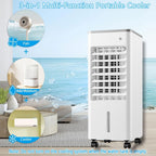 GENERIC Windowless Portable Air Conditioners 9L Evaporative Air Cooler LED Display Portable Cooling Fan Air Purifier 3 Speeds 90°Oscillating 8H Timer Cooling AC Unit Humidifier For Home Office Bedro