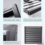 GENERIC Housse De Protection Multifonction Pour Climatiseur Extérieur 1,5P En Aluminium Imperméable Pour Pompe à Chaleur Pour Jardin Et Terrasse (marron, 1,5P)