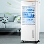 GENERIC Ventilateur De Refroidissement Avec Purification De L'air, Oscillation à 3 Vitesses, Grand Angle, Double Réservoir D'eau Et Roues – Ventilateur De Sol Parfait Pour La Maison Et La Chambre à Coucher