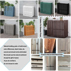  Brise-Vue Extérieur Pour Climatiseur, Grille De Protection Pour Climatiseurs Et Pompes à Chaleur, étagère De Jardin, Rangement De Plantes, Protection Environnementale, 9 Couleurs
