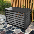 GENERIC Housse De Climatiseur Extérieur, Bouclier AC En Aluminium, Mini Condensateur Divisé, Housse Grise Résistante Aux Intempéries, Convient Pour 2-3 P, Et Accessoire D'extérieur élégant