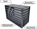 GENERIC Coque En Aluminium Pour Mini Unités Séparées, Protection De Climatiseur Extérieur, Housse De Pompe à Chaleur Résistante Aux Intempéries, Protection Contre Les UV, Utilisation En Toutes Saisons