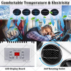 GENERIC Climatiseur De Véhicule Récréatif De Type Fendu 11000BTU Unité De Climatisation électrique Pour Camion, Cabine Et Camping-car, Refroidissement Rapide, Fonctionnement Silencieux