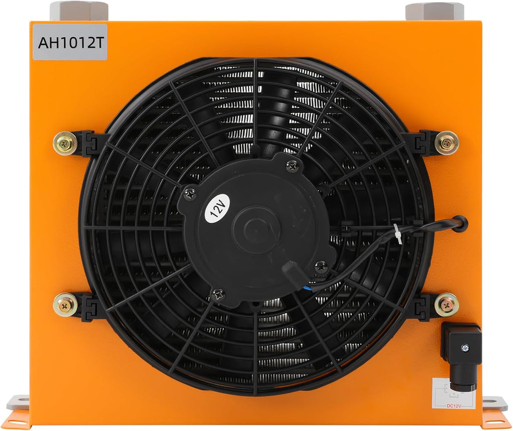  Refroidisseur D'air Hydraulique 12 V Refroidisseur D'huile Refroidi à L'air 120 W 100 L/min Refroidisseur D'huile Hydraulique Avec 6000 Kcal/h Puissance De Refroidissement RC1