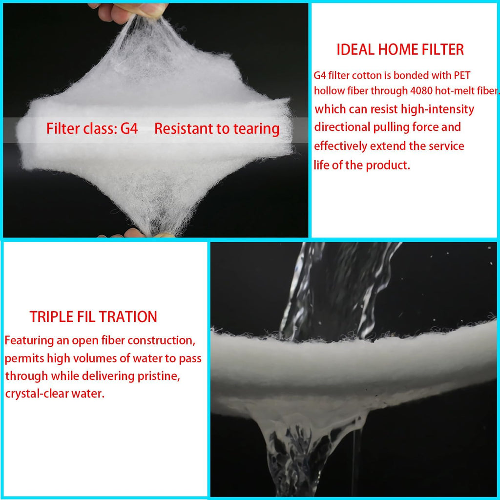  Filtre Pour Climatisation Gainable 50 X 60cm à Découper - Convient Aux Conduits De Climatisation Industrielle - G4 Anti-Poussière 1pcs (50 * 60cm)