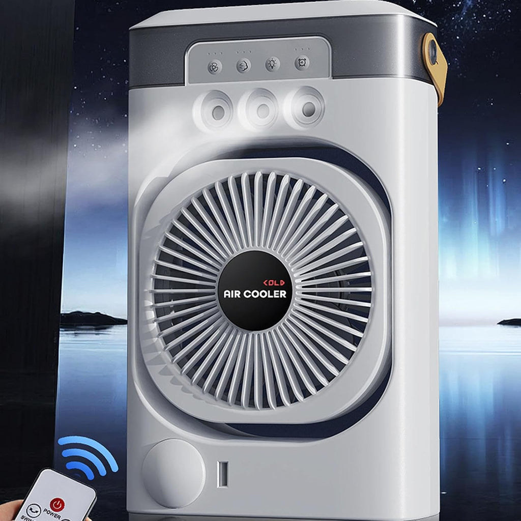 Climatiseur Personnel - Climatiseur De Ventilateur Plus Frais Bas Bruit - Humidificateur De Bureau D'inclinaison à 120 Degrés Avec 3 Modes De Brouillard Pour Chambre, Salon