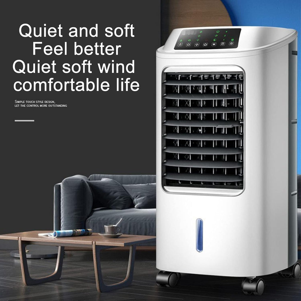  Refroidisseur D'air Portable Intelligent à Distance, Climatiseur évaporatif, Mini Refroidisseur De Marais Avec Humidificateur, 3 Vitesses, Climatiseur Portable De Bureau Pour Chambre/chambre/