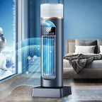  Ventilateur De Climatiseur – Refroidisseur D'air Par Évaporation Sans Pales, Ventilateur De Refroidissement Avec Minuterie À Distance, Système D'humidification D'espace Silencieux | Dispositif De Refr