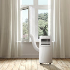  Cecotec Adaptateur Housse Isolante Universelle Pour Fenêtres Ou Portes Coulissantes Pour Climatiseur Portable 210x90cm, 100% Polyester, Isole De L’Extérieur, Fermeture Éclair Et Bande Adhésive