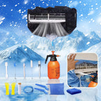  Kit Nettoyage Climatiseur Mural，Kit Nettoyage Climatisation Split，Nettoyage Climatisation Split，Bâche Nettoyage Clim(15 Pièces, Noir, Taille Moyenne : 68-98 Cm / 27,55-39,37 Pouces)
