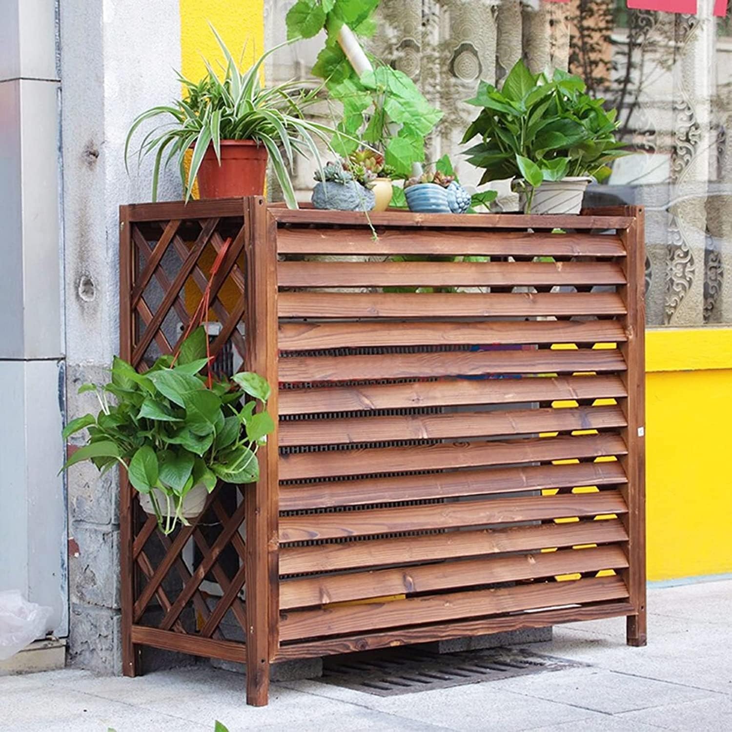  Housse De Protection Pour Climatiseur Extérieur - Grilles De Protection Extérieures Pour Climatiseurs Et Pompes à Chaleur - Dimensions : 100 X 43 X 9 Cm